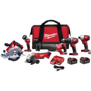 Milwaukee M18 Cordless Lithium-Ion 6-Tool Combo Kit